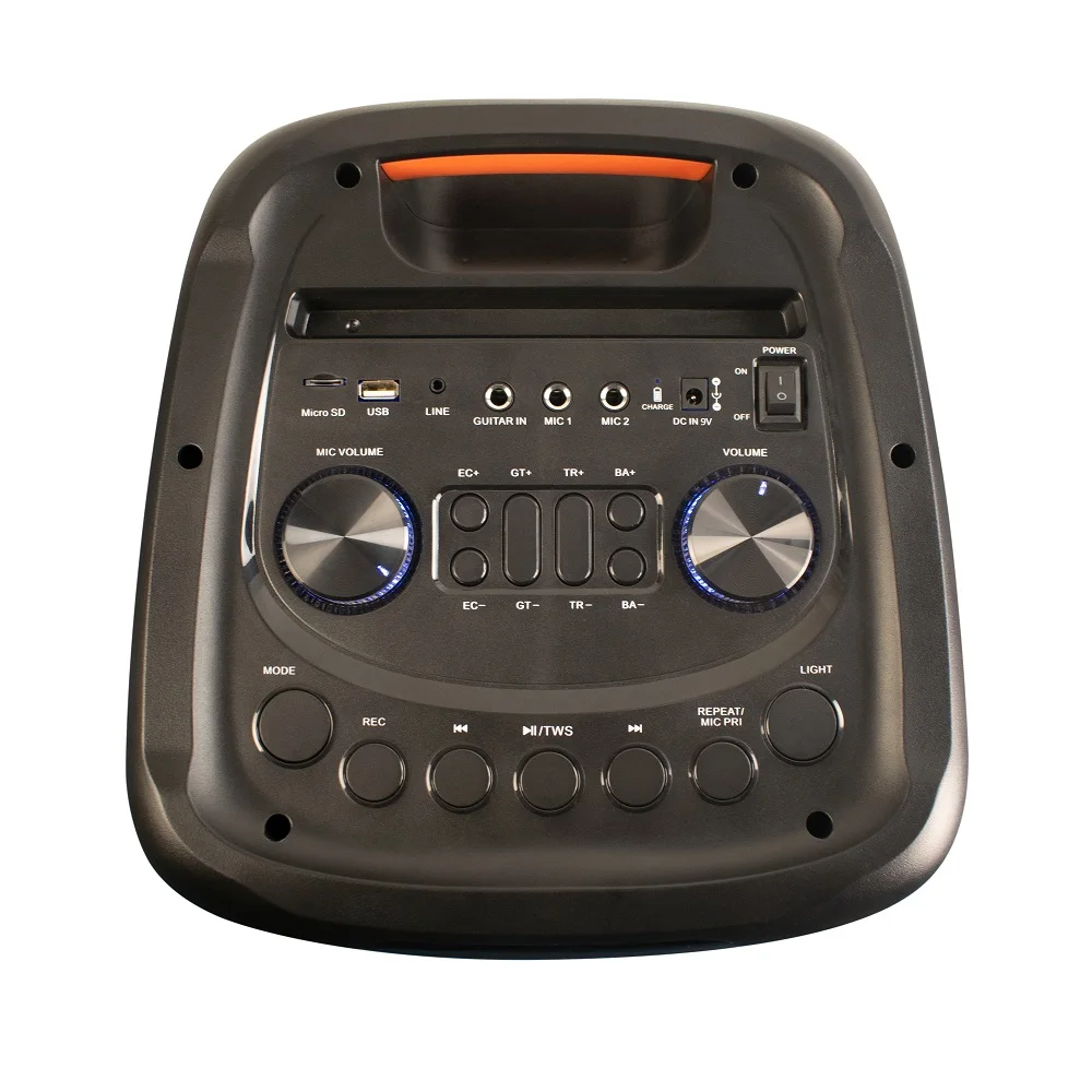 1000W caixa de som amplificada pa speakers pro bass sound digital  party speaker