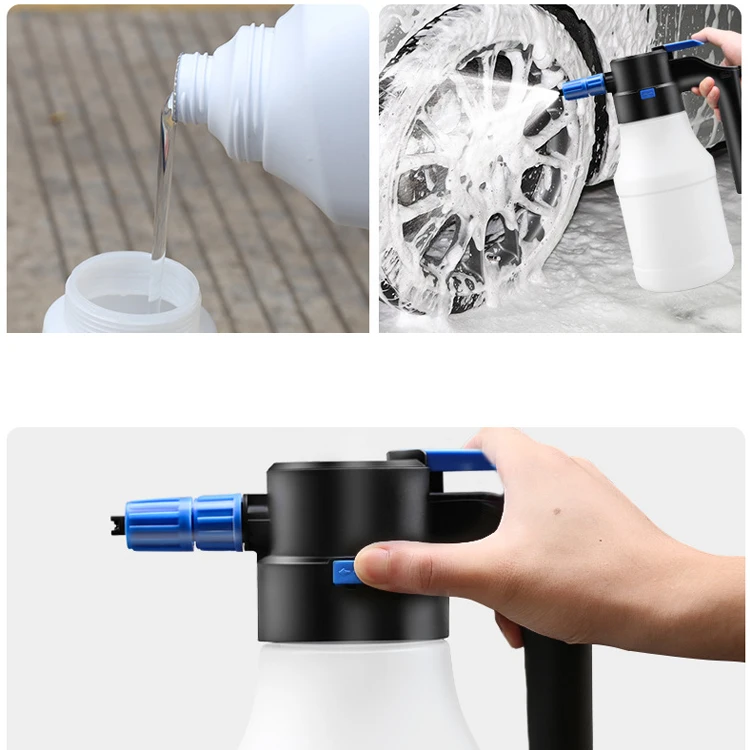 Car Wash Electric Foam Sprayer Lithium Battery Foam Lance Endurance Car Wash Foam Generator