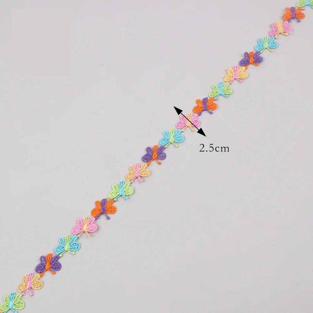 Wholesale Embroidered 3d Border Lace Trim Sun Flower Chemical Lace Trim For Dress Lingerie Decoration