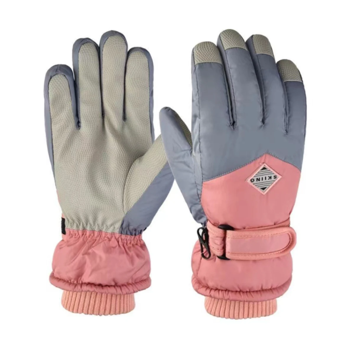 Promotion Custom thermal men snowboard mittens waterproof 3M Thinsulate winter ski gloves