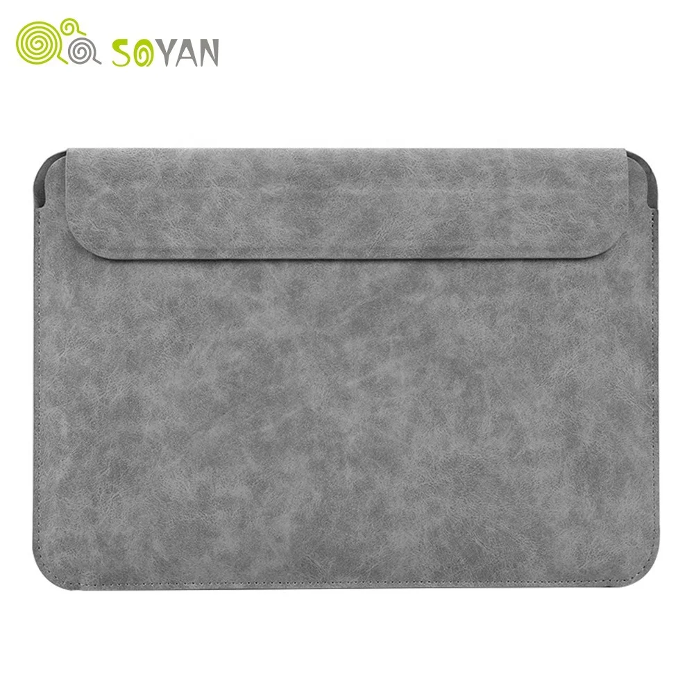 Wholesale PU Leather Laptop Case 11/12/13/15' Laptop Air/Pro Sleeve Bag Portable PC Material