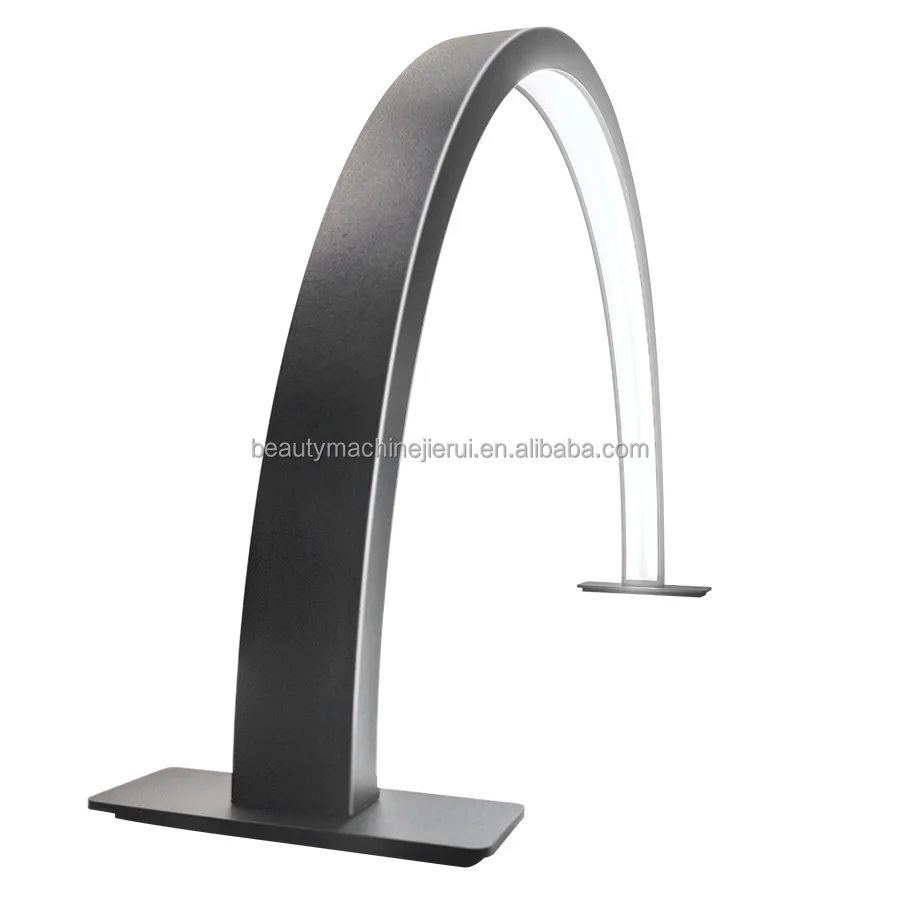 OEM Free LOGO Half Moon LED Light for Lashes Arc Floor Beauty Lamp for Spa Salon Tattoos Eyelash Extension