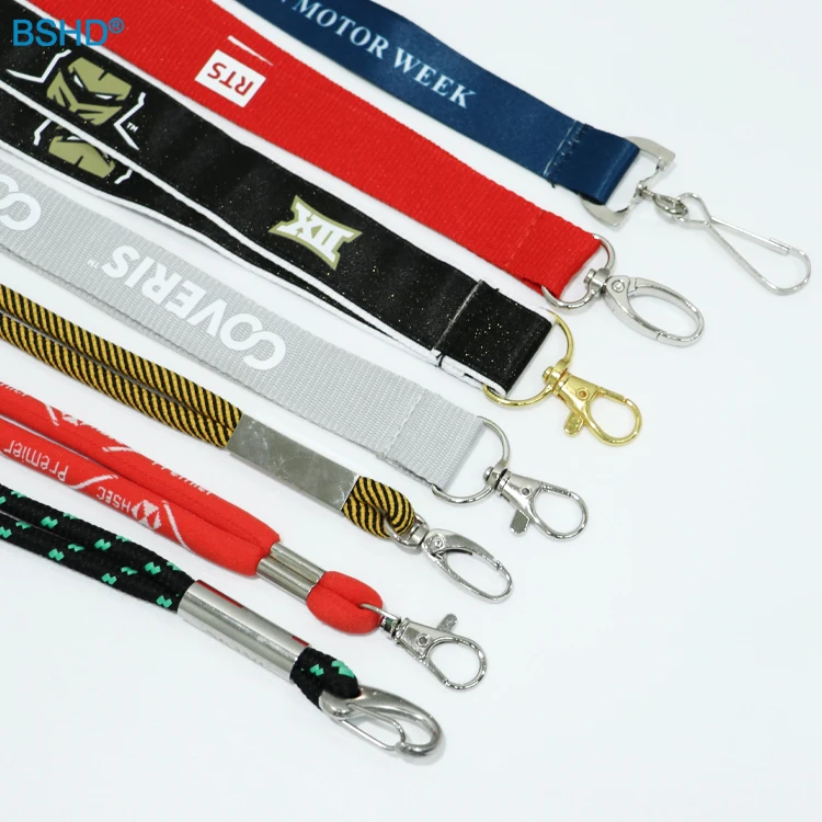 Manufacturer Customized Printing Logo Neck Polyester Lanyards With Logo Custom For Promotional