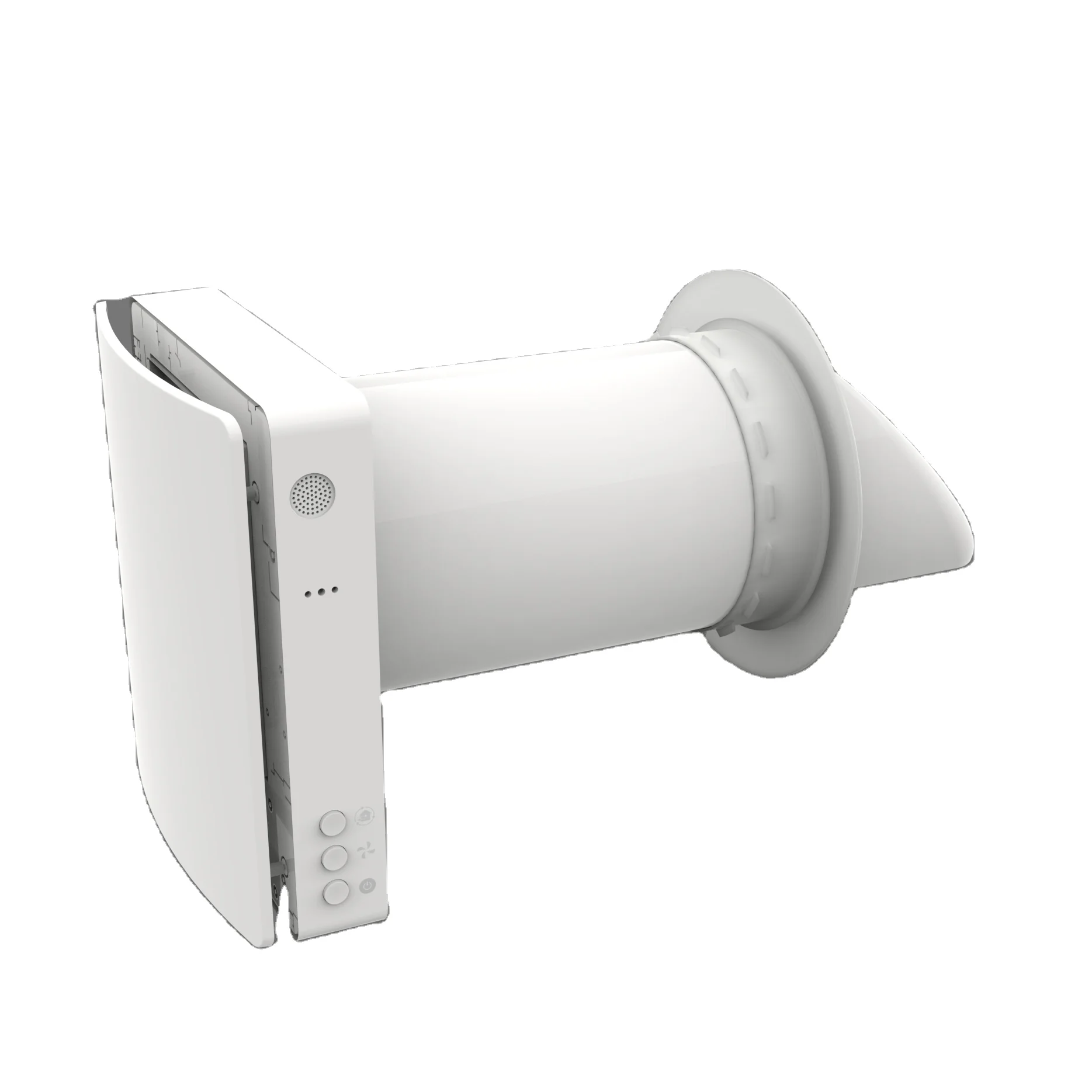 Decentralized heat energy recovery ventilation system exhaust supply fan  for house apartment flat