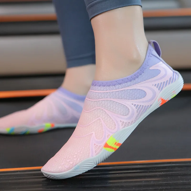 Custom Men Womens Summer Outdoor Water Shoes Unisex Breathable Draining Quick Drying Beach Shoes