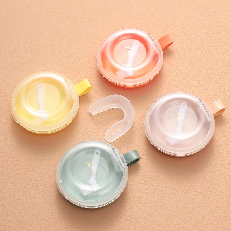 Wholesale Clear Dental Crown Box Plastic Membrane Retainer Case Denture Box