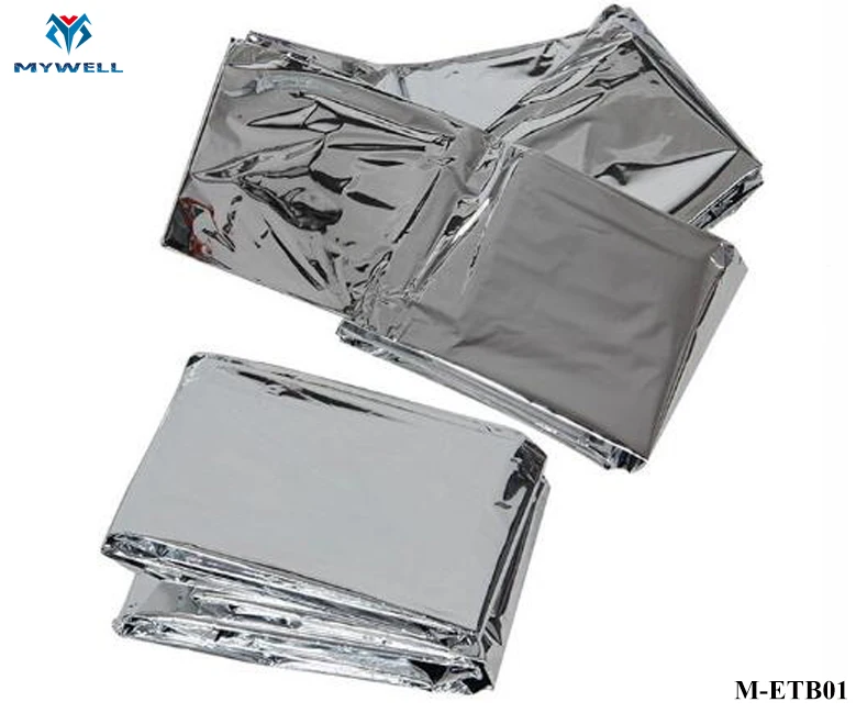 M-ETB01 Customized latest high-tech first aid aluminum foil blanket for assembly camping
