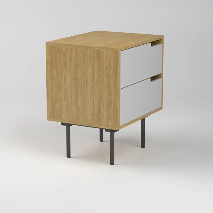 Made in China Italian Desisgn Multifunction Cheap Price Drawers Night Stand MDF Wooden Bedside Table for Bedroom