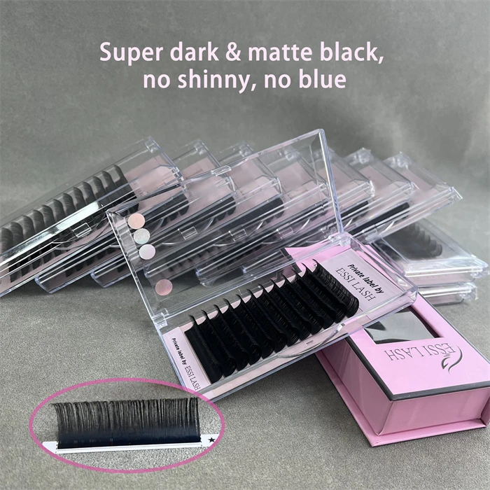 Cashmere beauty channel  australia eyelash extension oem logo printing hand made eyelash extensions