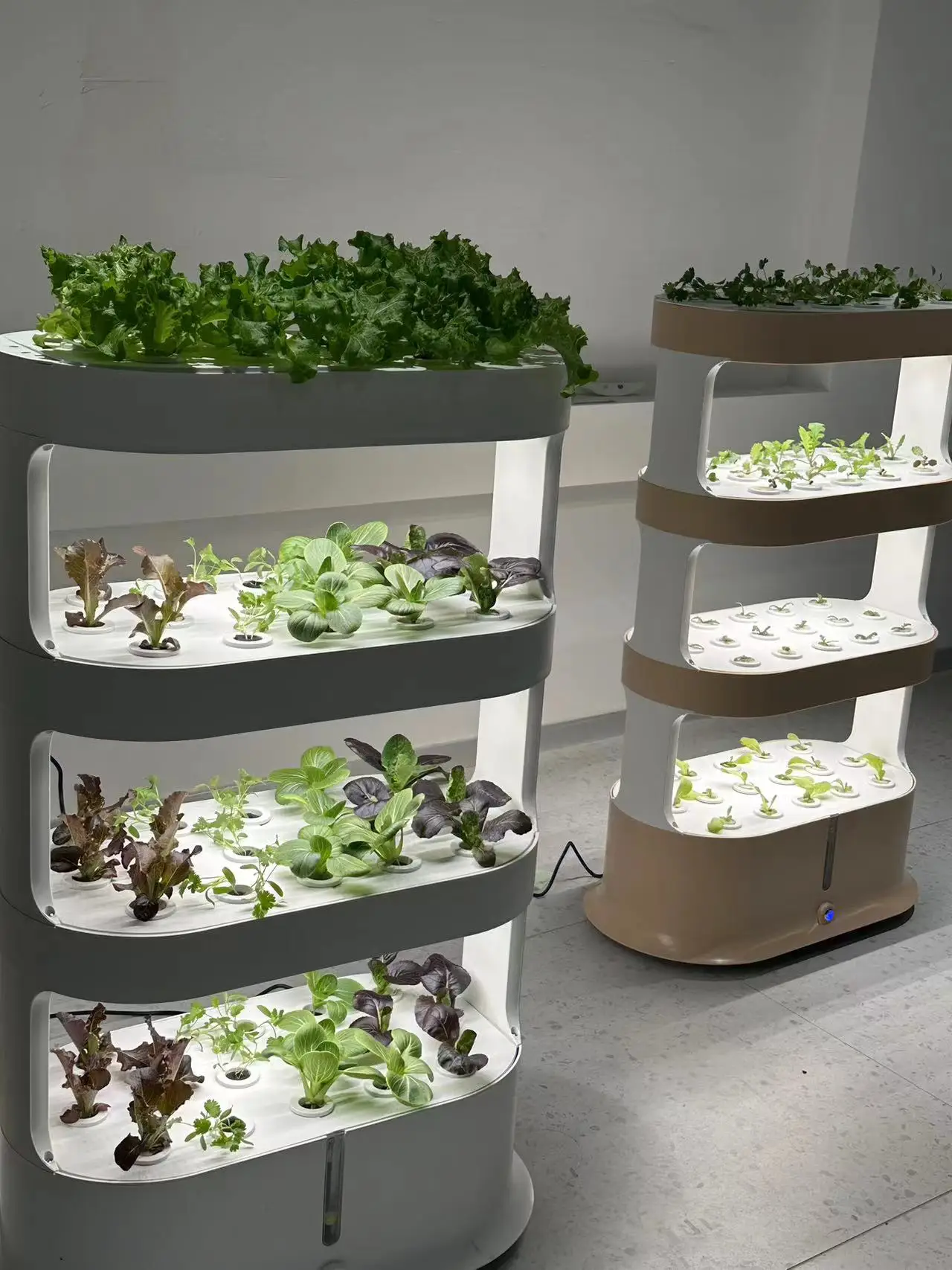 China factory greenhouse Indoor soilless planting frame vegetable hydroponic system