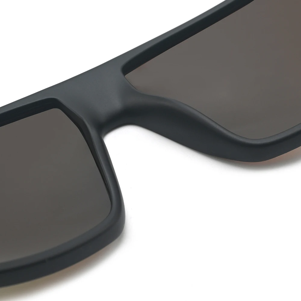 TPX super light Material polarized lens square frame logo custom floating sunglasses men