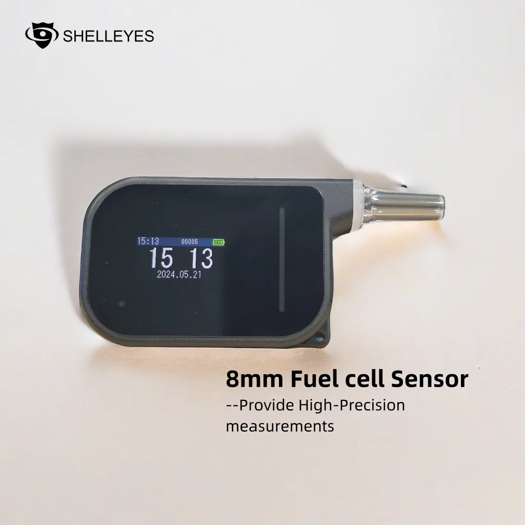 Hot Selling Mini Alcohol Tester with 5 Mouthpieces Bluetooth supported