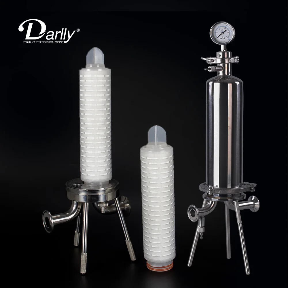 Корпус фильтра от производителя darlly санитарные однокруглые корпуса для жидкого