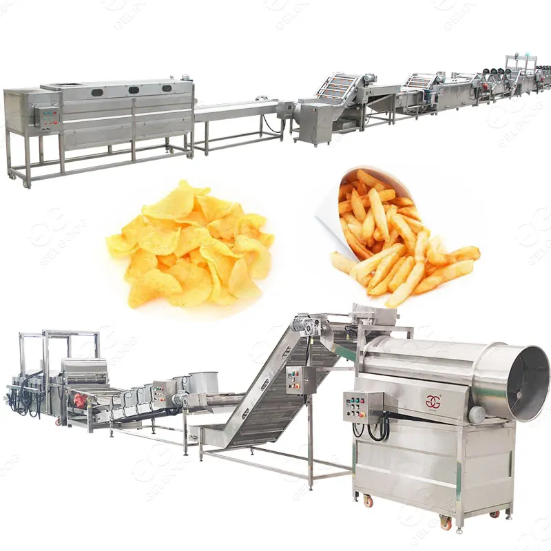 Лучшая цена автоматическое оборудование картофель фри делая производственную линию сладкий картофельные чипсы производитель картофельные чипсы машина
