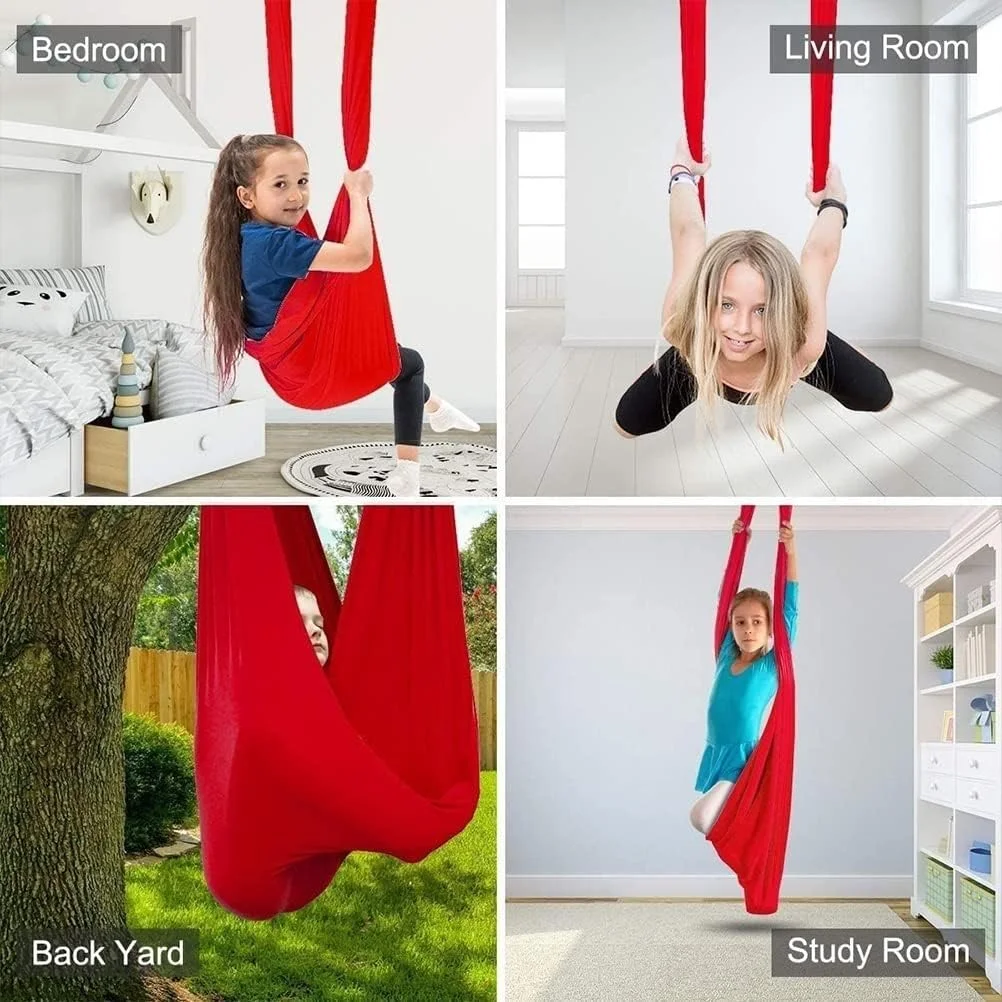 OEM Customized Best selling Top Rate Spandex Deep Pressure Indoor Therapy Sensory Swing For Kids