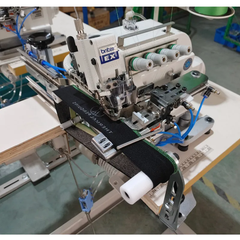 BR- EXT5100-4/UTC  Four thread High speed direct drive waist elastic overlock Industrial sewing machine with stretch device