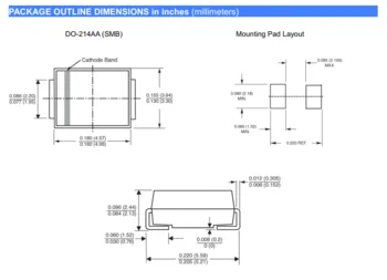 P6SMB7.5CA P6SMB7.5A 7V5C 7V5A VR 6.4 VBR(min 7.13 IR(uA) 500 IPP 54 VC 11.3 SMB DO-214AA Bi Uni SMD TVS diode P6SMB 600W Series