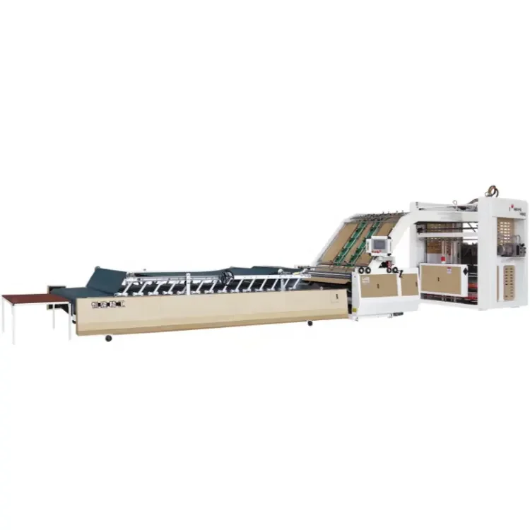 QH brand cardboard  corrugated Flute Laminating  Machine  /high speed flute lamination machine