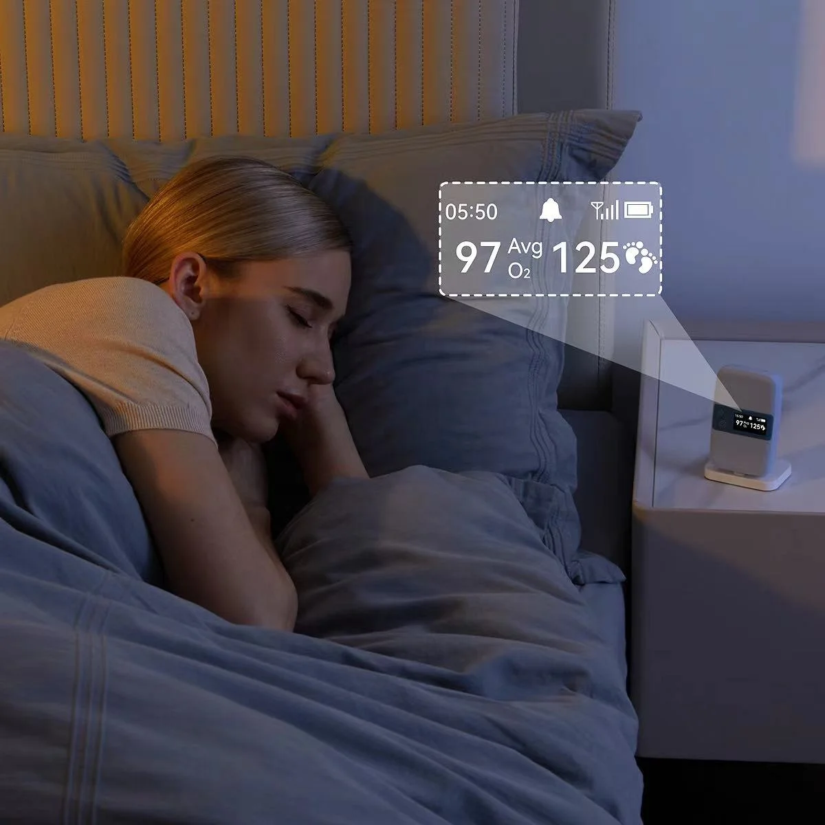 Viatom BabyO2 Wearable Foot Monitor with Bluetooth Baby Sleep Monitor Pulse Oximeters Pediatric