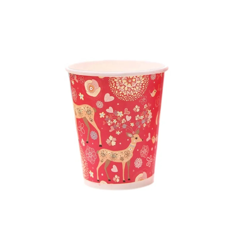 Chinese Cheapest Wholesale Disposable Paper Coffee Cups High Quality Custom Printed Coffee Paper Cups
