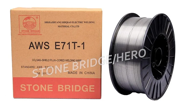 Factory Supply AWS E71T-1C Flux Cored Welding Wire Brazing Mild Steel Carbon Steel Copper Aluminium-Customizable OEM Supported