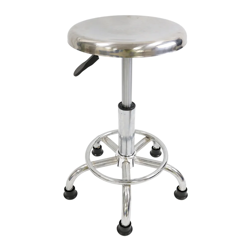 Qxr emebiol Q-CRSG1 Высота 43-56 см ESD нержавеющая сталь лаборатории табурет спинки