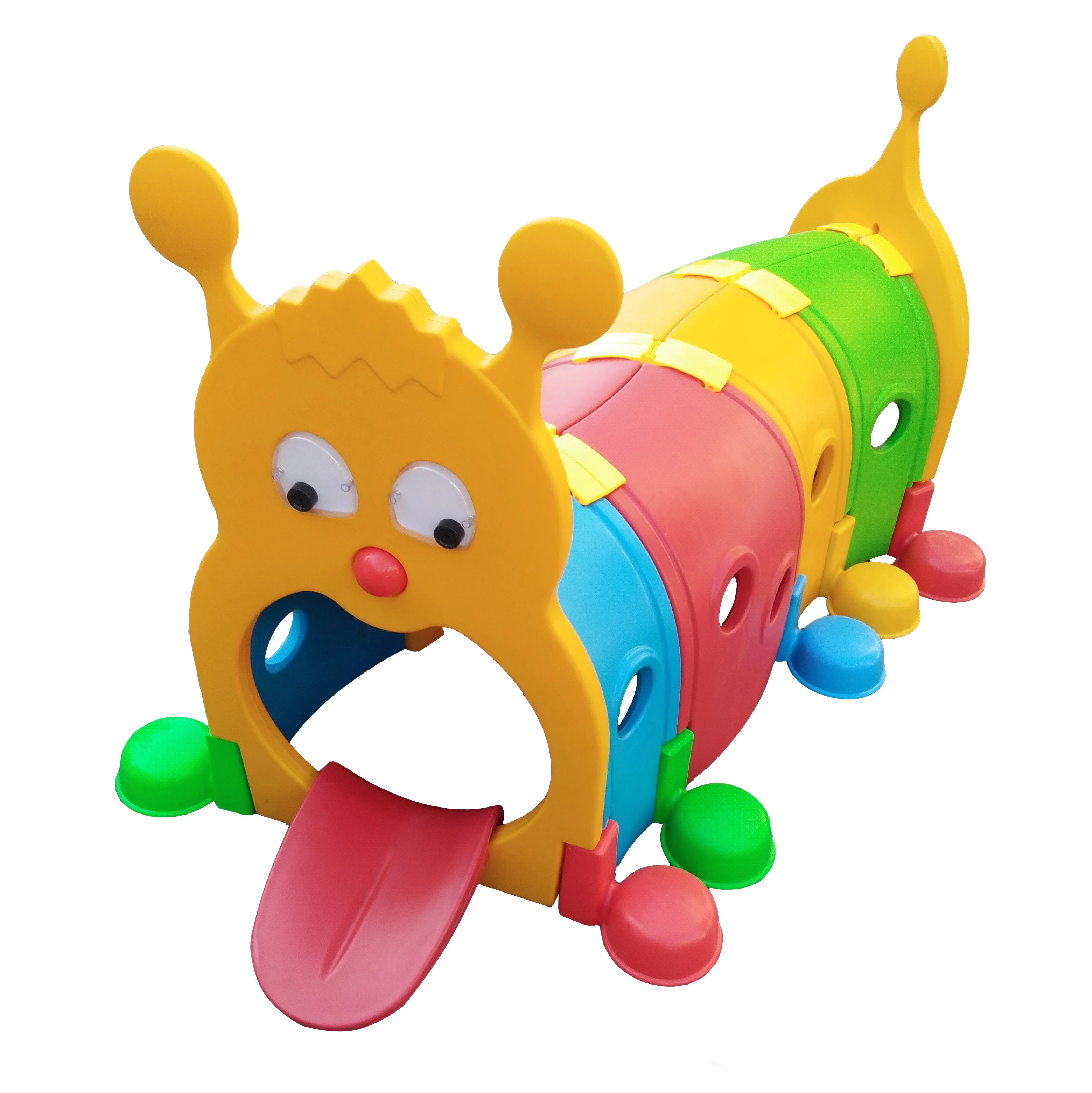 high quality security caterpillars crawling tunnel for infant toddler