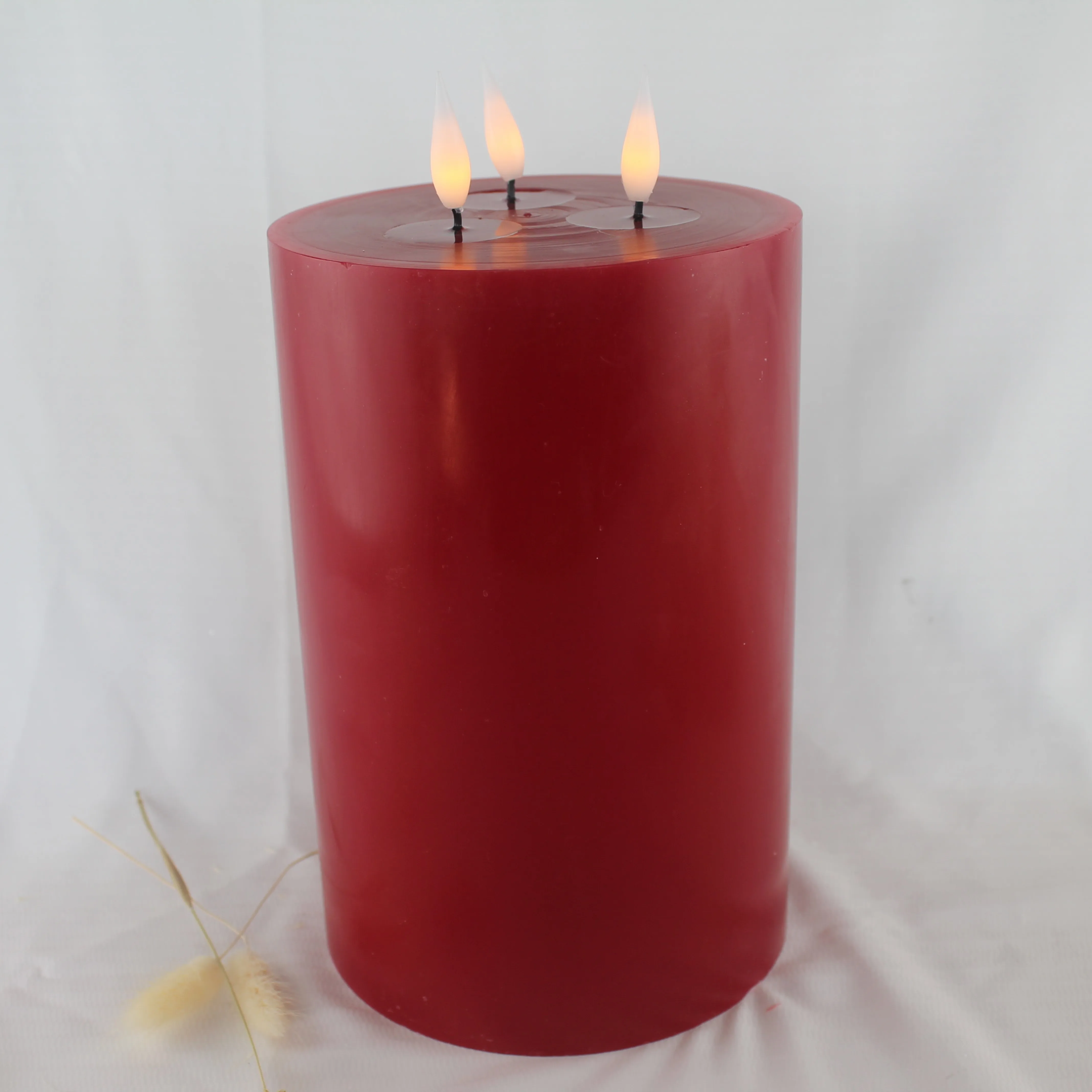 Customized home decoration dancing   3 core flameless candles