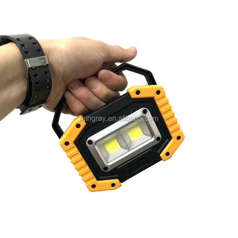 USB Rechargeable flood light Portable LED spotlight USB Powerbank lanterna 10 W super power led flashlight car emergency lamp