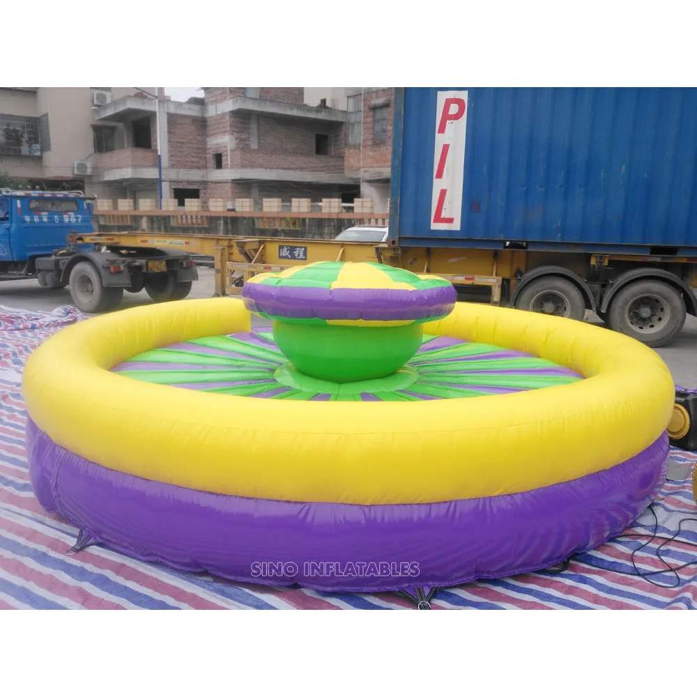 Commercial Grade Kids N Adults UFO Inflatable Fighting Arena for Interactive Jousting Game Used