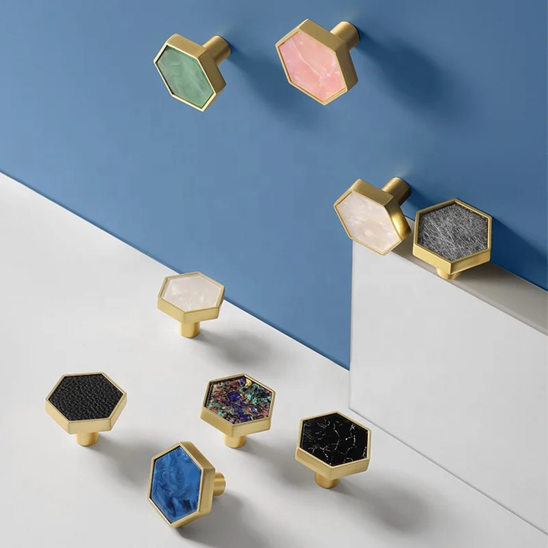 New Nordic style wardrobe handle modern simple creative shell handle