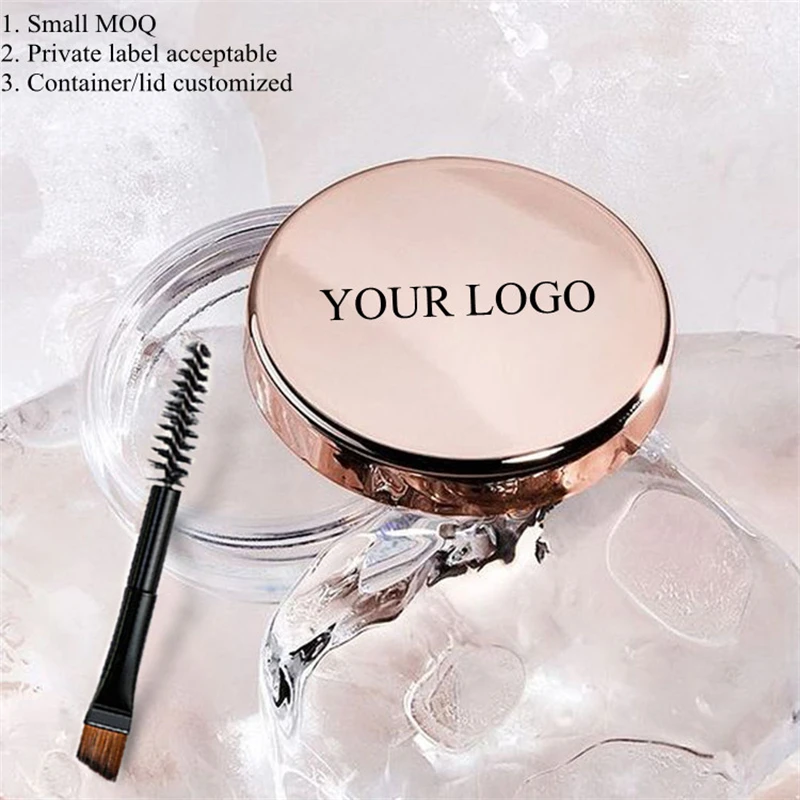 private label waterproof eyebrow strong hold vegan mascara liquid organic clear brow gel