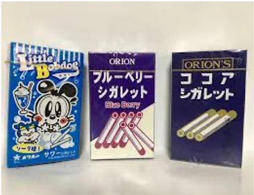 Japanese unique package and shape orange candy sour confectionery