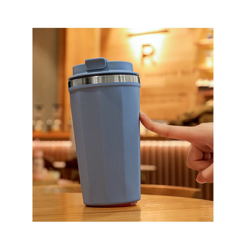 2021 New Coffee Cup Creative Stainless Steel Coffee Tumbler Magic Non Falling Coffee Mug