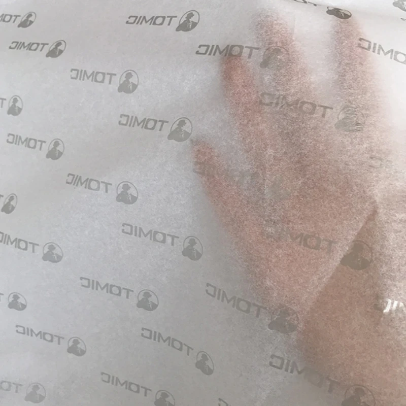 Custom 17/22/30 gsm wrapping tissue paper digital printing with private logo for shoes/clothing/bags packaging