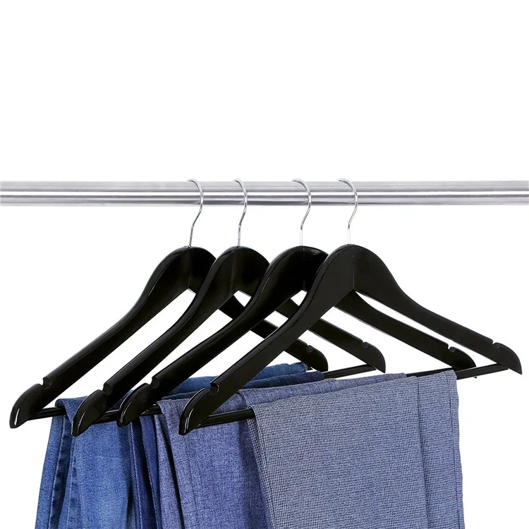 wholesale custom wide shoulder cloth coat velvet suit garment hanger