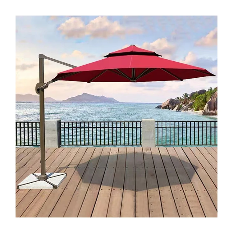 High Quality Outdoor Furniture Beach Sunbathing Outdoor Umbrella For Sale Aluminum Garden Umbrella