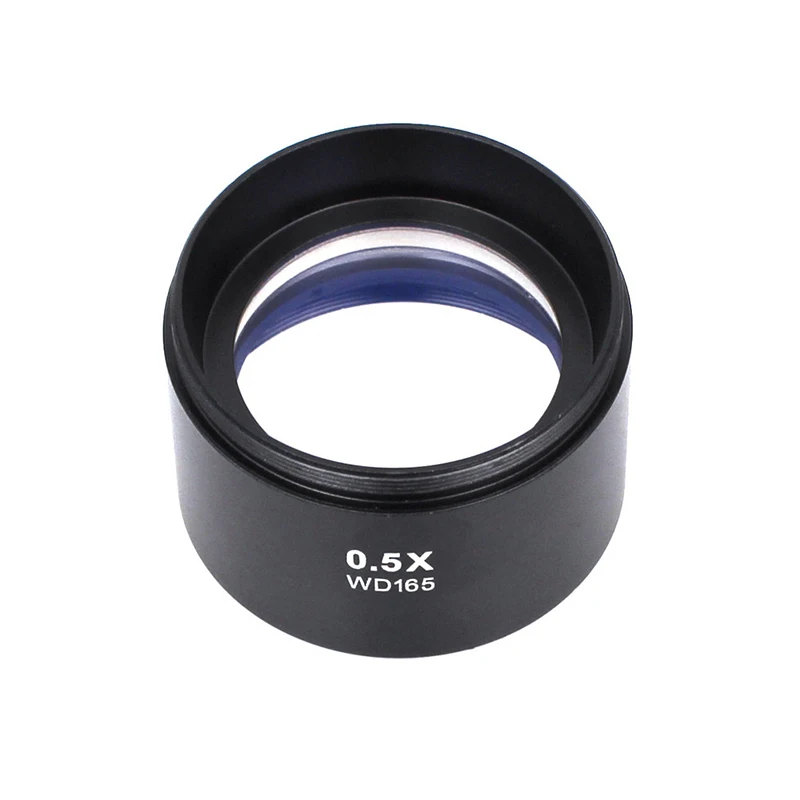 Zoom 0.5X Auxiliary Objective Protective Lens For Stereo Microscope Accessories 48MM OSL-814