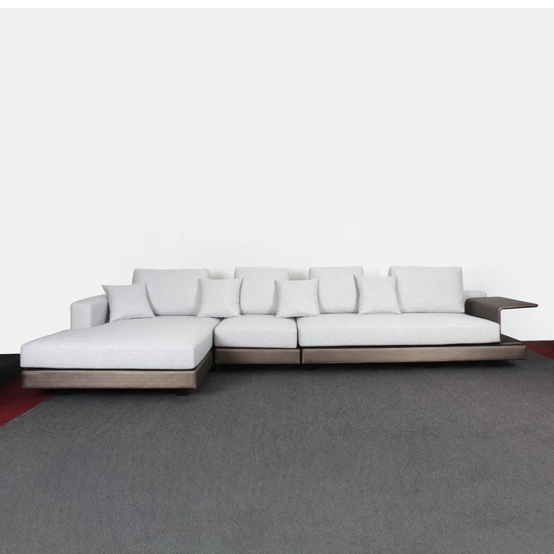Chingxin OEM/ODM Led Light Sofa Pu Microfiber Fabric Sleeper Corner Bed Leather Sofas and Couches Living Room