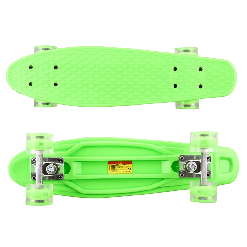 22 inch Colorful Classic Cruiser Complete Skateboard Teenager Cool Street Style Skateboard