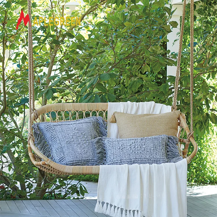 Outdoor Patio Garden Rattan furniture Swings Hanging Chair Modern Patio Swing Chair for Hotel