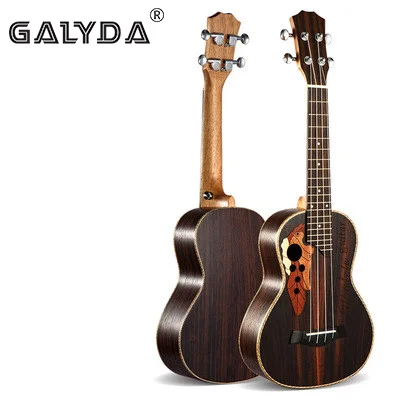 ukulele wholesale soprano musical instrument ukulele factory cheap price tone wood art ukulele for student