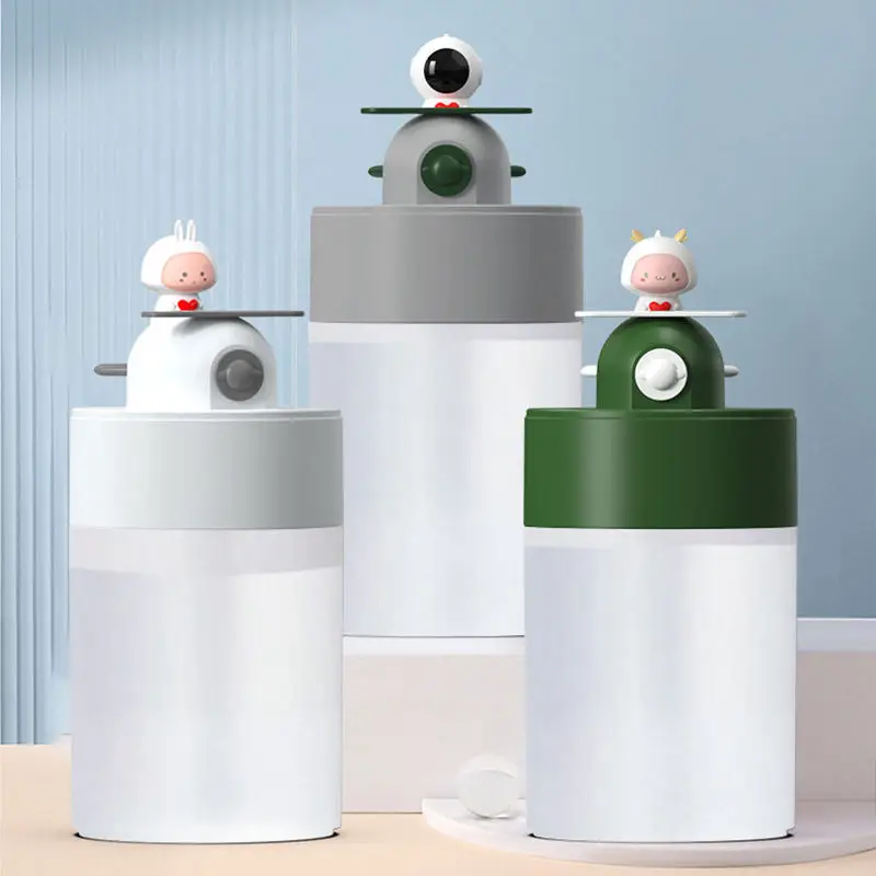 KG855D 2023 New creative retro small plane Car desktop Household pet 250ML fog volume silent humidifier