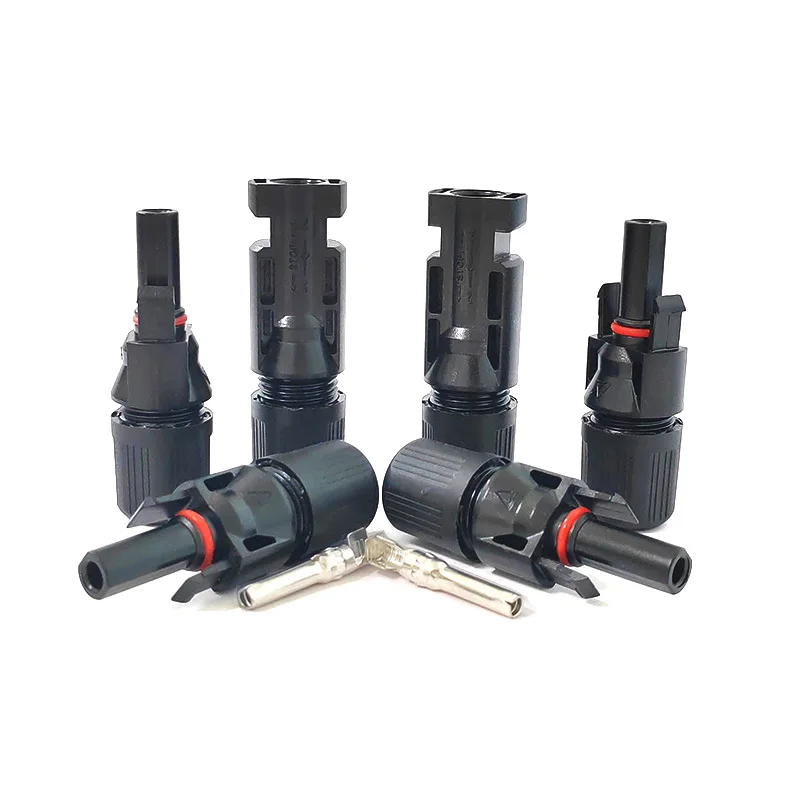 1000v mc-4 fuse  solar connector ppo solar pv connector for solar panel 46mm2 pv dc solar cable connector