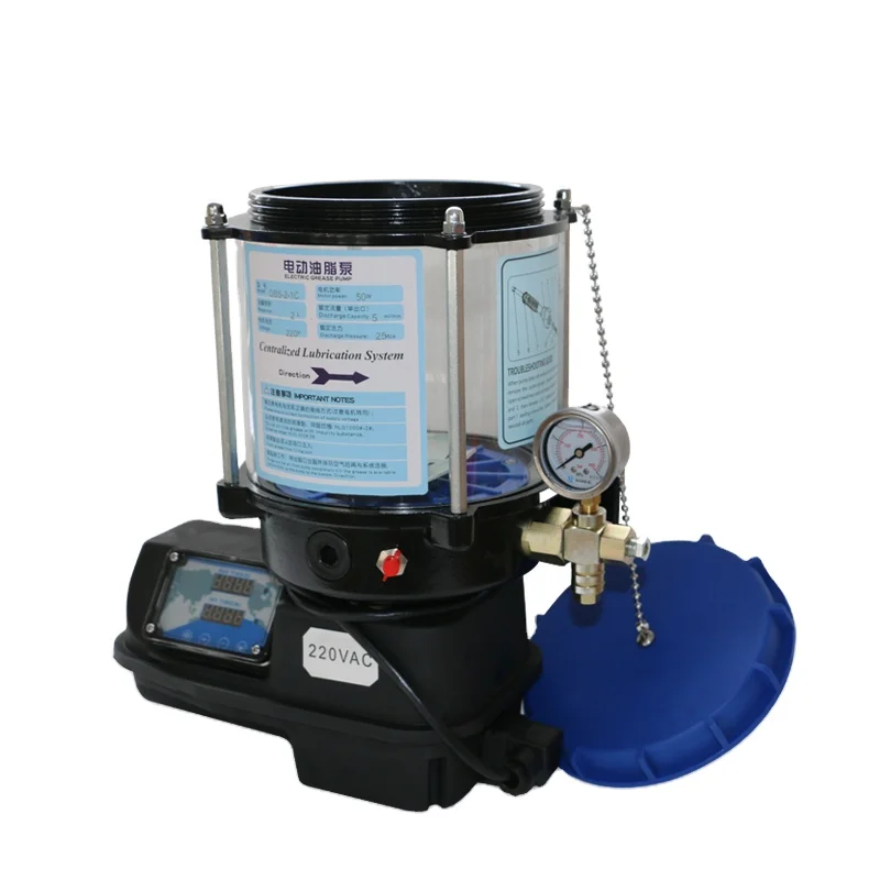 Factory Price 24V 2L Grease Pump With Digital Display For Automatic Central Lubrication System