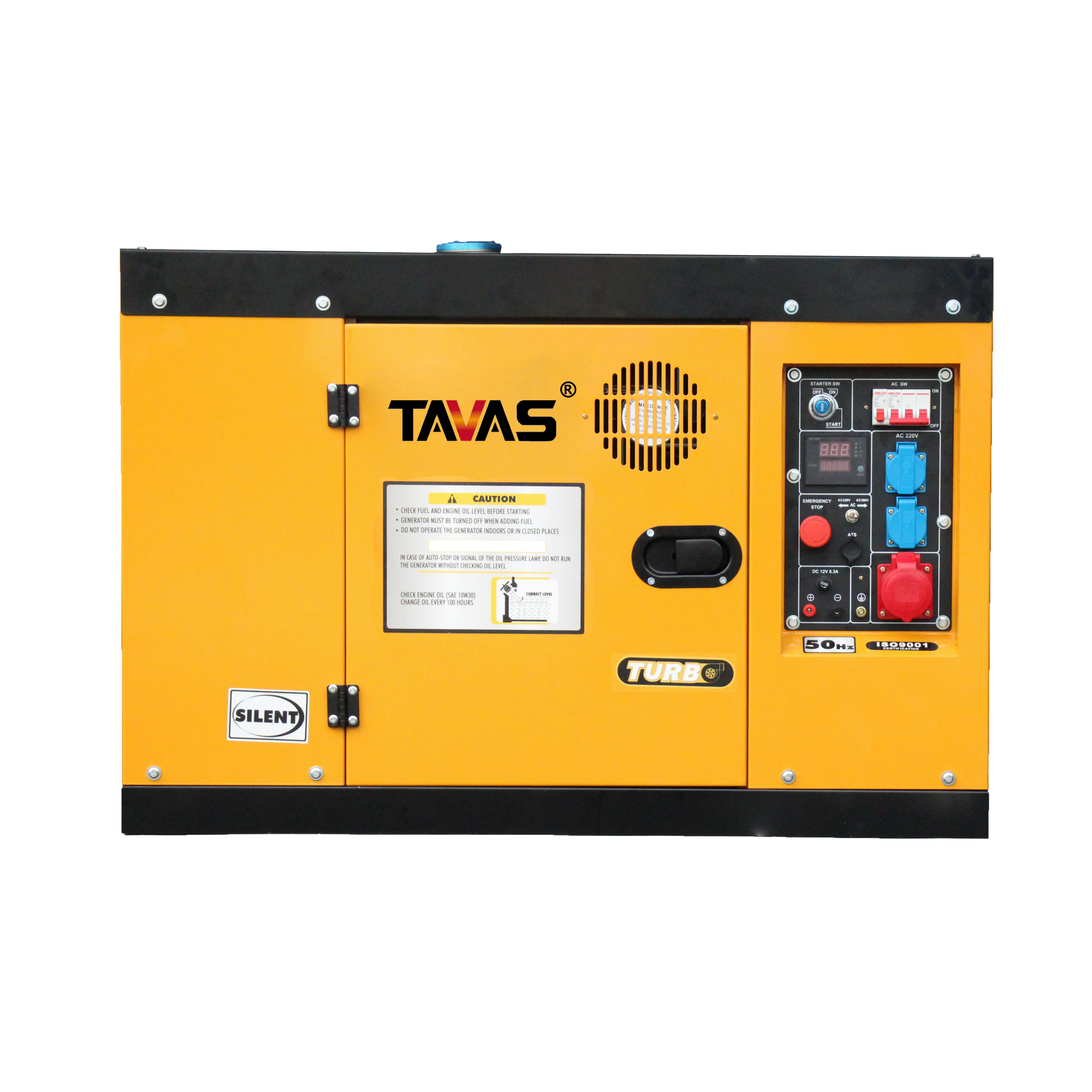 Trailer Welding Emergency 8kw Diesel Electric Generator 8kva Silent Genset