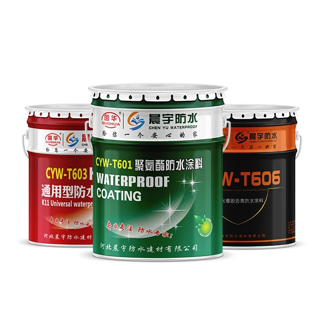 Liquid polyurethane waterproof coating for buildings