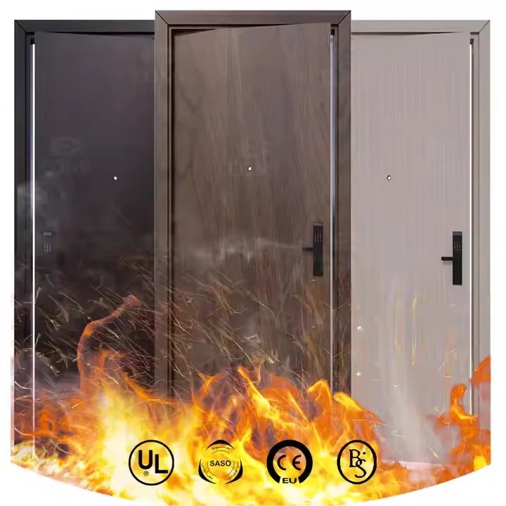Modern Hotel Guest Room Internal Doors Commercial Fire Rated Wooden Door Entrance Doors For Hotel And Apartment
