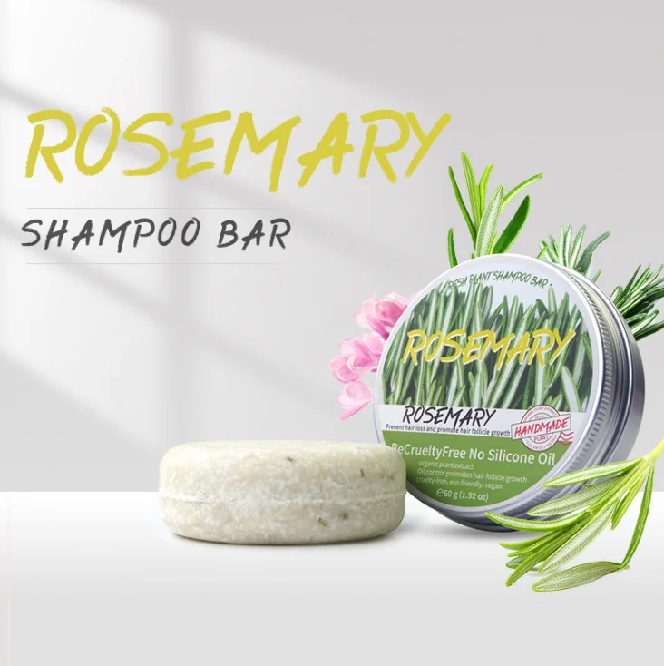 Private Label Vegan Muti- kinds Organic handmade Hair Care Cleaning Solid Shampoo Soap Bar with Tin Box