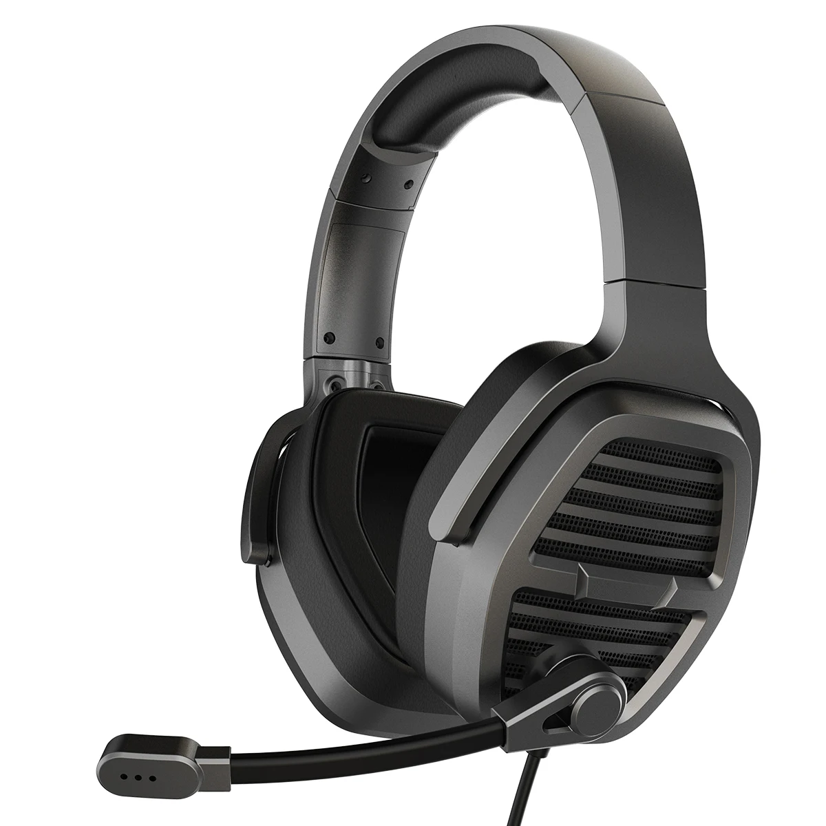 7.1 Surround Sound PC Gaming Headset , Gamer Headphone with Noise Canceling Mic & LED Light for PC, PS4